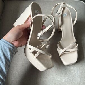 BP Women’s Sexy Ankle Tie Platform Sandals Strappy Chunky Heel Shoes